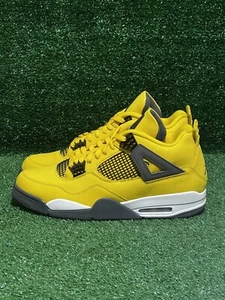 Nike Air Jordan 4 Retro Lightning Amarillo Gris Blanco CT8527-700 Hombre’s Talla 12 - Imagen 1 de 9