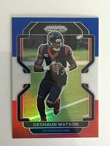 DESHAUN WATSON #36 2022 PRIZM NFL FOOTBALL RED WHITE BLUE RWB PRIZM PARALLEL