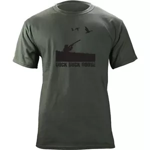 Duck Duck Goose Funny Hunting Fowling T-Shirt - Picture 1 of 3