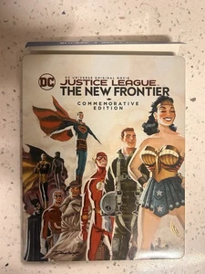 Justice League: New Frontier Commemorative Edition Blu-ray & DVD Steelbook Works - Picture 1 of 3