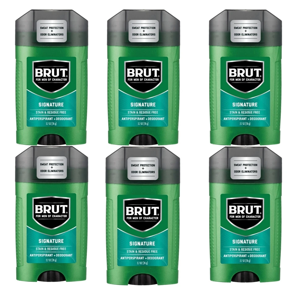Desodorante antitranspirante BRUT Modern Man, aroma exclusivo, paquete de 6 de 2,7 oz Foto 1 de 1