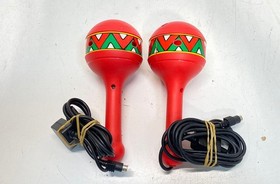 SEGA Dreamcast Samra De Amigo Maracas Controllers UNTESTED FOR PARTS 