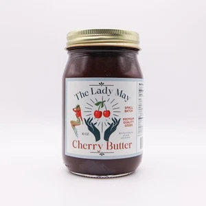 Southern Cherry Butter, 16oz, Premium Quality Goods by The Lady May - Picture 1 of 9