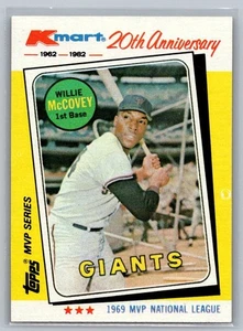 1982 Topps Kmart Anniversary MVP Willie McCovey #16 - Picture 1 of 2