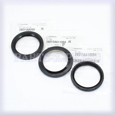 JUEGO DE SELLOS DE RUEDA TRASERA ORIGINALES SUBARU FORESTER 1998-2008 / IMPREZA 1993-2007 Foto 1 de 4