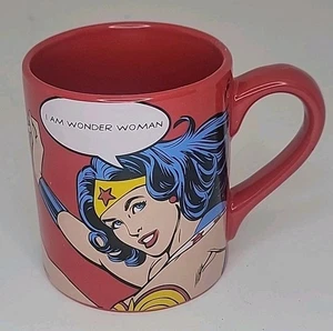 Taza de café/té DC Comics "I Am Wonder Woman" 14 oz, taza nueva WOB nunca usada - Imagen 1 de 8