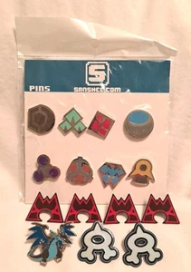 Pokemon Gym Badge Pin Lot - Picture 1 of 5
