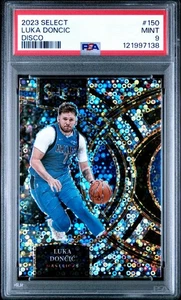 2023 PANINI SELECT 150 LUKA DONCIC DISCO PSA 9 - Picture 1 of 2