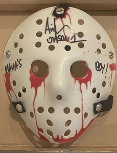 Ari Lehman Freitag der 13. "Jason 1" "Mama's Boy" signiert weiße Maske BAS Wit - Bild 1 von 5
