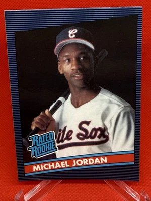 1990 Michael Jordan Rated Rookie Fun City Promo Card Chicago White Sox - Image 1 of 2