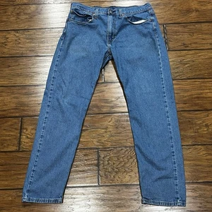 Jeans Levi 502 para hombre (ajuste 32x28) azul denim ropa de trabajo cónica ¡¡LEER DESCRIPCIÓN!!! - Imagen 1 de 12