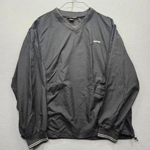 North End Men's Size XL Black V-Neck Pullover Golf Pride Windbreaker Jacket - Picture 1 of 15