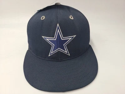 Gorra de colección Dallas Cowboys Annco ajustada 7 1/8 para hombre años 90 logotipo de la NFL fútbol americano azul Foto 1 de 4