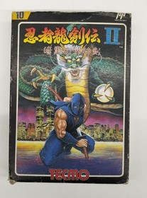 Tekmo Famicom Soft Ninja Dragon Sword II Dark Evil God Used