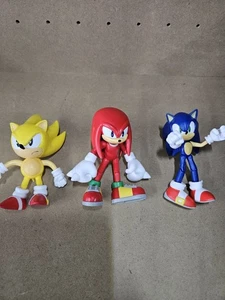 Sonic And Knuckles Jakks Pacific 4 Inch Figures Sega - Picture 1 of 11