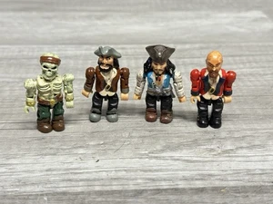 Mega Bloks Fluch der Karibik Figuren JACK SPARROW, Skelett, schwarze Zähne - Bild 1 von 3