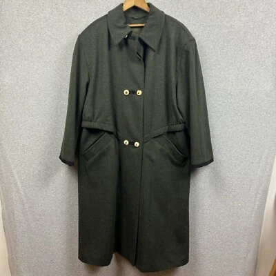 Abrigo Chaqueta Con Capa Lodenfrey Austria Mujer’s 20 XL Lana Alpaca Abrigo Largo Foto 1 de 4