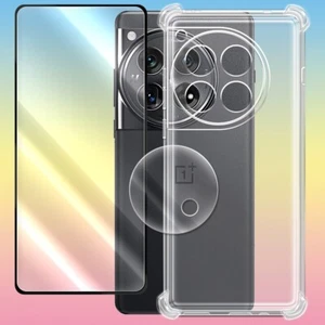 For OnePlus 12 Crystal Clear Screen Protector Film&Lens Protector&TPU Case phone - Picture 1 of 1