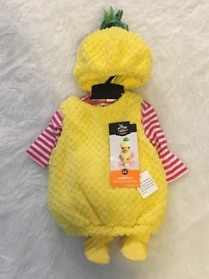 Infant 0-6 Month NEW Pineapple Dress Up Costume Vest Hat Shirt Leggings Booties - Image 1 of 4
