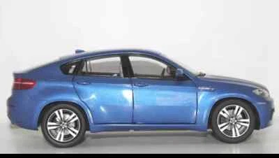 New Old Stock 2010 BMW X6 M E71, 1:18 Scale,Die-Cast Model,Blue,80432157614, KYO - Image 1 of 4
