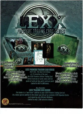LEXX PROMO SELL SHEET - Image 1 of 2