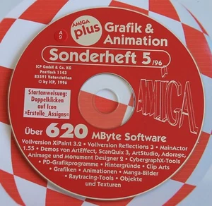 CD Amiga Plus livret spécial 5/96 version complète XiPaint 3.2, Reflection (Amiga, 1996) - Photo 1/1