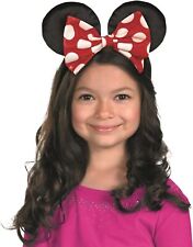 Minnie Mouse Ear Headband Red Pink Fancy Dress Halloween Child Costume Accessory