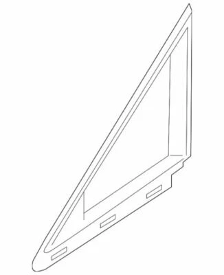 Cuarto de ventana de vidrio C-Max 2013-2018 original Ford GM5Z-5829710-A fabricante de equipos originales nuevo Foto 1 de 2