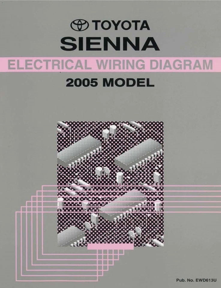 Toyota Sienna 2005 diagramas de cableado esquemas diseño de fábrica OEM Foto 1 de 1