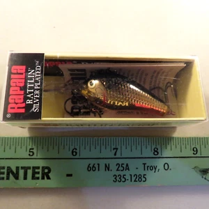 Vintage Rapala Rattlin Fat Rap RFR-5 G Gold Black NOS Lure Made in Ireland *** - Picture 1 of 4