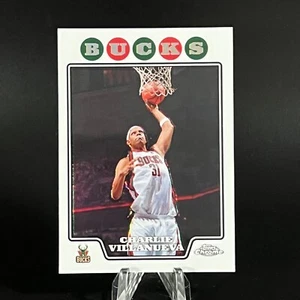 Charlie Villanueva 2008-09 Topps Chrome Refractors Bucks #92 LOOK!! - Picture 1 of 2