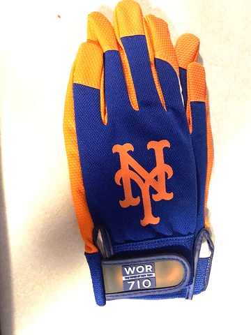 New York Mets Vintage battling Gloves  WOR 710 Cover