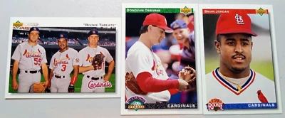 1992 Upper Deck  Rookie Threats Jordan/ Osborne/ Clark & 1992 Rookie Cards - Image 1 of 4
