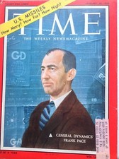 Time Magazine General Dynamics Frank Pace January 20, 1958 091417nonrh2