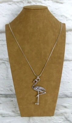 Damen Modekette Halskette Kette Lagenlook Modeschmuck Flamingo Lang XXL - Bild 1 von 4