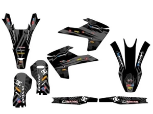 2016-2018 FC MAYHEM Black Senge Graphics Kit Compatible with Husqvarna - Picture 1 of 10