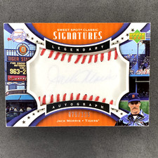 2007 Upper Deck Sweet Spot Classic Signatures #SPS-MO Jack Morris Auto /175