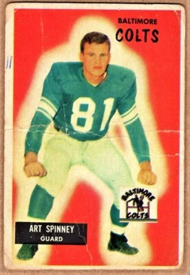 ART SPINNEY - 1955 BOWMAN #107 - Image 1 of 2