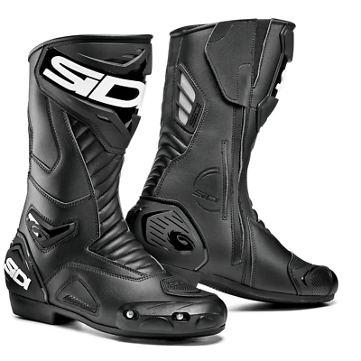 Sidi Performer Black CE Motorcycle Motorbike Race / Sports Boots