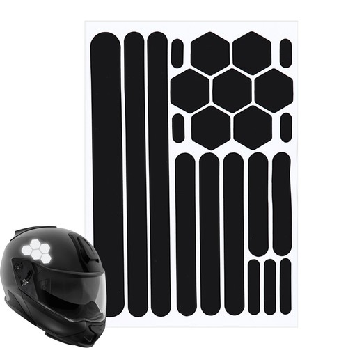 Reflective Safety Stickers Set Bike Car Motorcycle Helmet Reflective