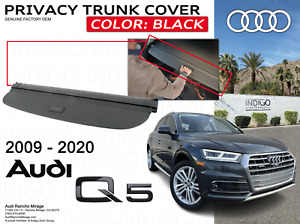 Genuine Audi 2009-2020 Q5 Privacy Trunk Cover - Black Q5-80A-061-167-94H