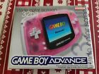 Console Game Boy Advance Rose Transparente - Excellent état - Complète - PAL -