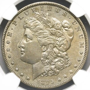 1895 O Morgan Dollar NGC AU Details - Picture 1 of 4