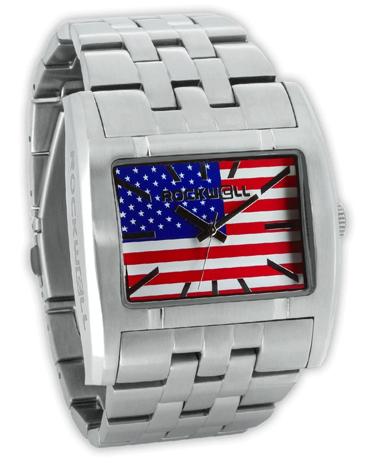 NUEVO EN CAJA PARA HOMBRES Rockwell APOSTLE PLATA EDICIÓN LIBERTAD LIMITADA EE. UU. Foto 1 de 1