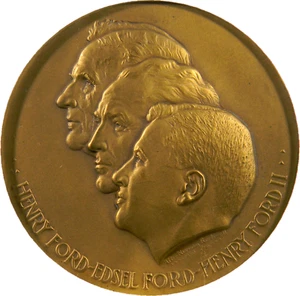 Ford Motor Company 1953 medalla 50 aniversario NGC como nuevo 67 top pop - Imagen 1 de 4