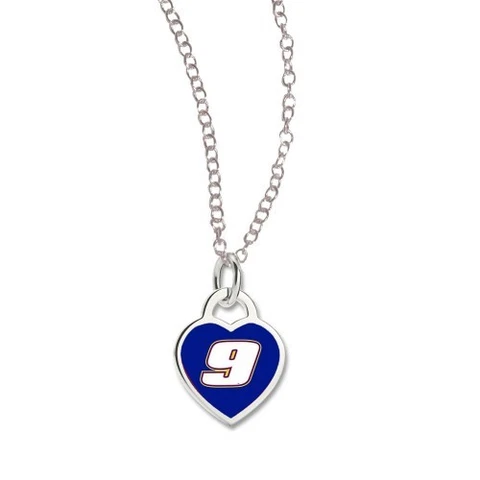 Chase Elliott 2019 Wincraft #9 3-D Heart Shaped Necklace FREE SHIP! Cover