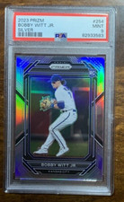 2023 Panini Prizm Bobby Witt Jr Rookie RC Silver Prizm #254 Graded PSA 9 MINT!!