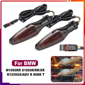 1 Paar Hinten LED Blinker Für BMW M1000R S1000R S1000RR R1250GS Anzeigeleuchte - Picture 1 of 17