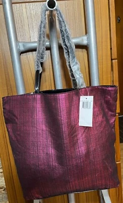 BNWT Saks Fifth Avenue Shoulder Bag Tote Bag - Metallic Pink - Nice - Image 1 of 2