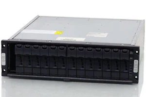 Netapp DS14MK4 14-Slot Expansion Disk Shelf 2x ESH4 / 2x PSU / 14x HDD Tray - Bild 1 von 2